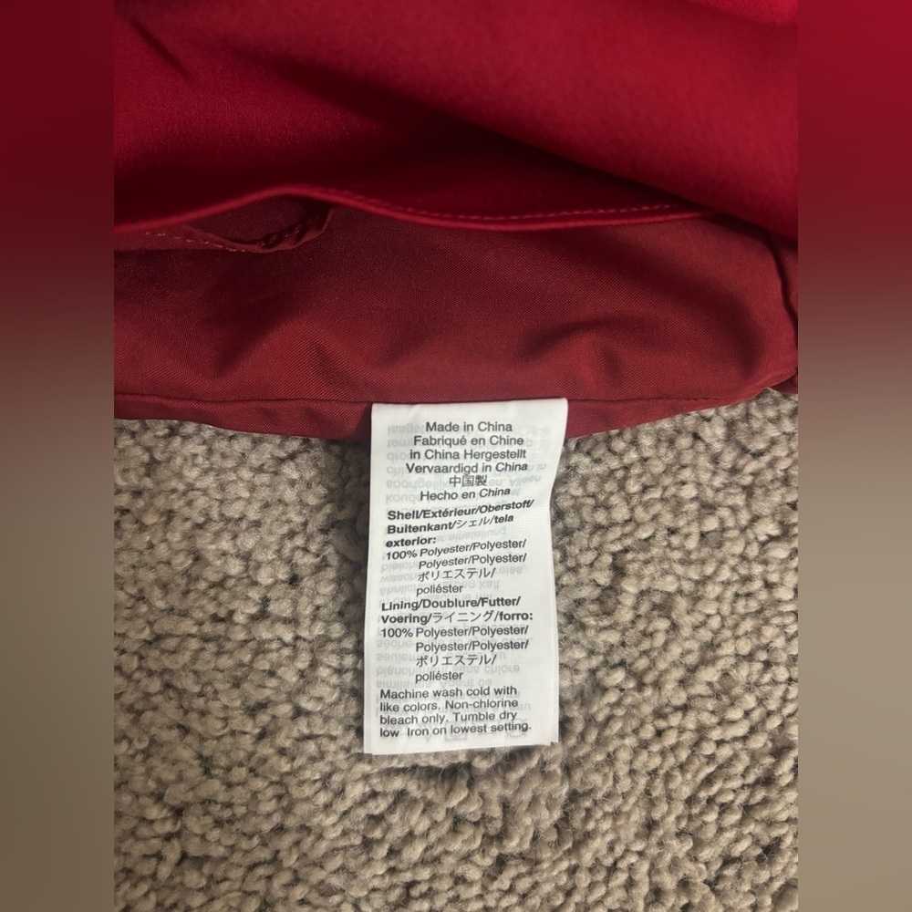 J Crew Long-Sleeve Peplum Top in Satin-Crepe Red Women's 2 - Picture 11 of 15